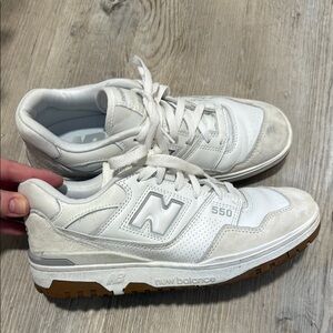 New Balance White 550